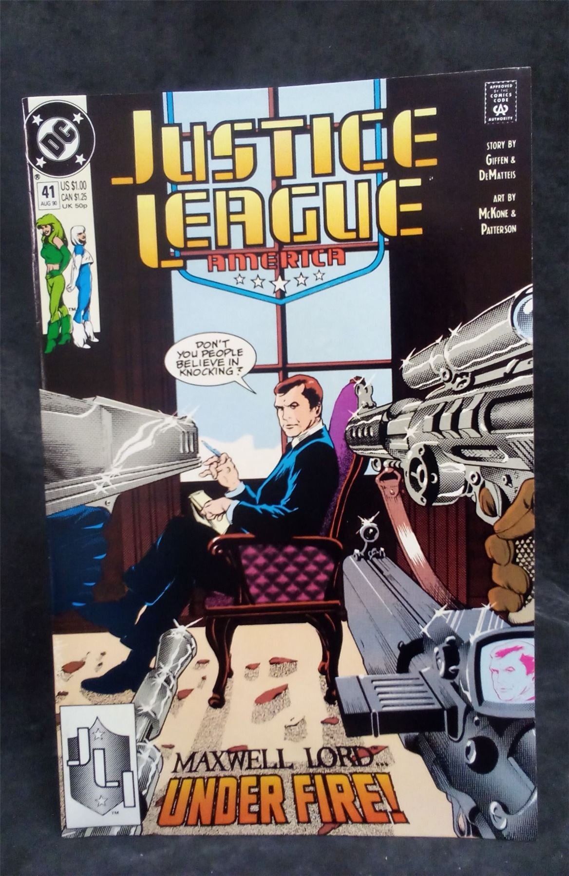 Justice League America #41 1990 DC Comics Comic Book