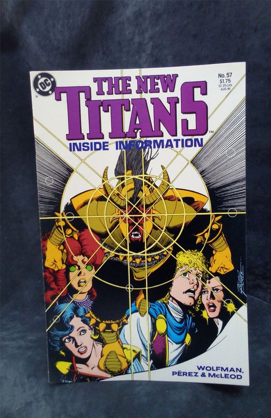 The New Titans #57 1989 DC Comics Comic Book
