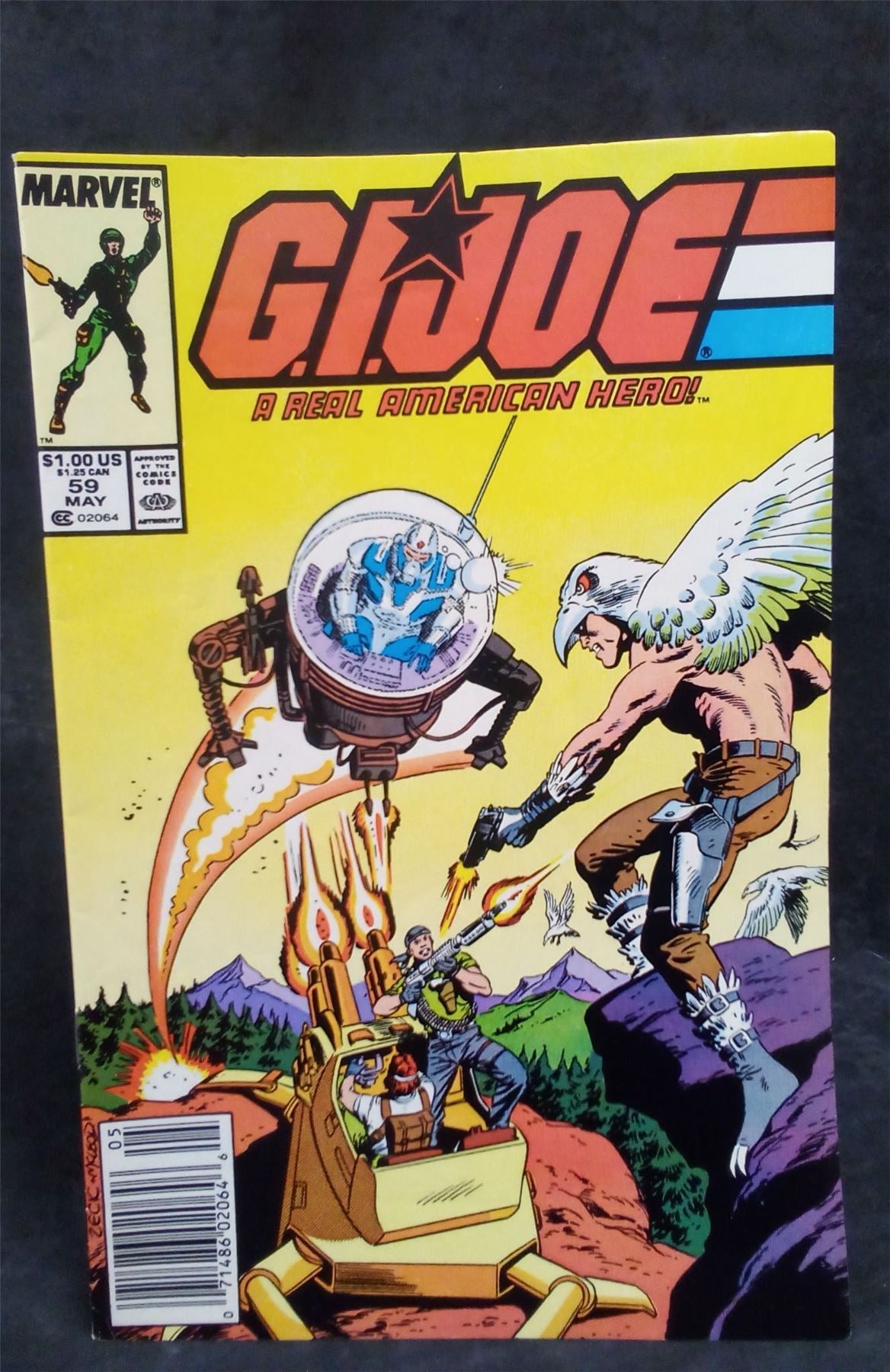 G.I. Joe: A Real American Hero #59 1987 Marvel Comics Comic Book