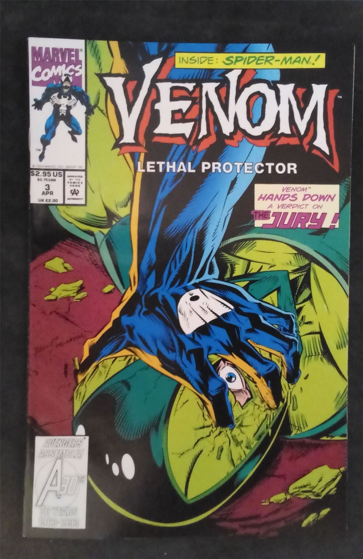 Venom: Lethal Protector #3 1993 marvel Comic Book