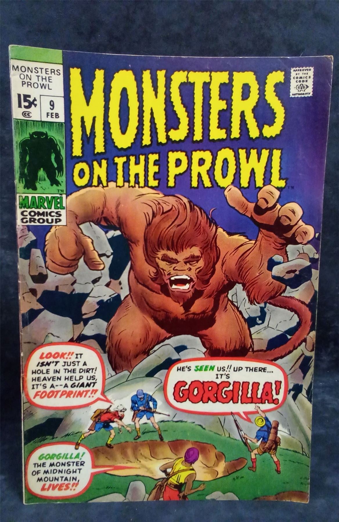 Monsters on the Prowl #9 1971 Marvel Comics Comic Book