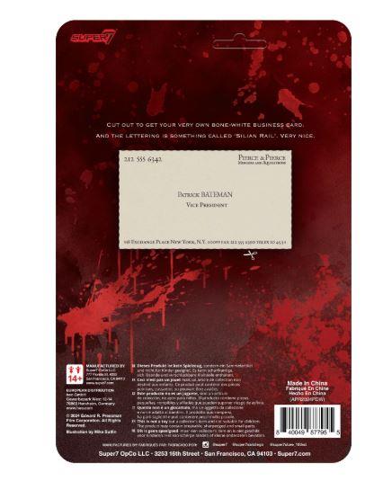 American Psycho ReAction Figures Wave 1 Patrick Bateman (Raincoat) by Super7