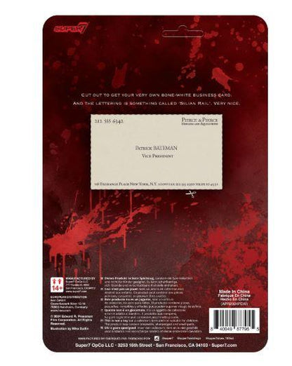 American Psycho ReAction Figures Wave 1 Patrick Bateman (Raincoat) by Super7
