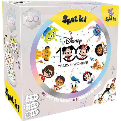 Spot It Disney 100th Anniversary Board Game by Zygomatic