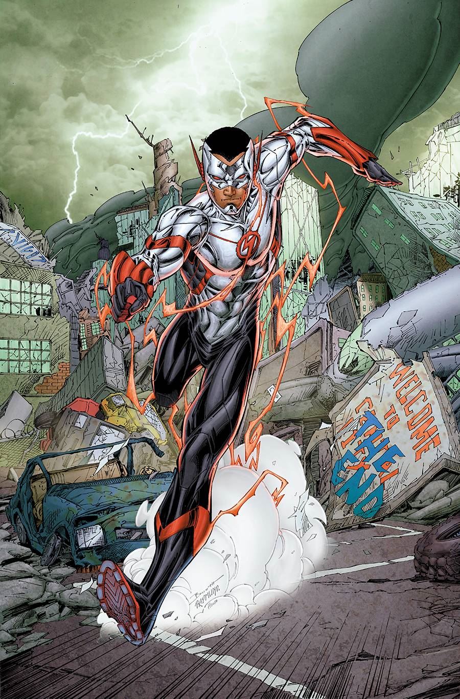 Flash Futures End #1 3D Cover DC Comics Comic Book