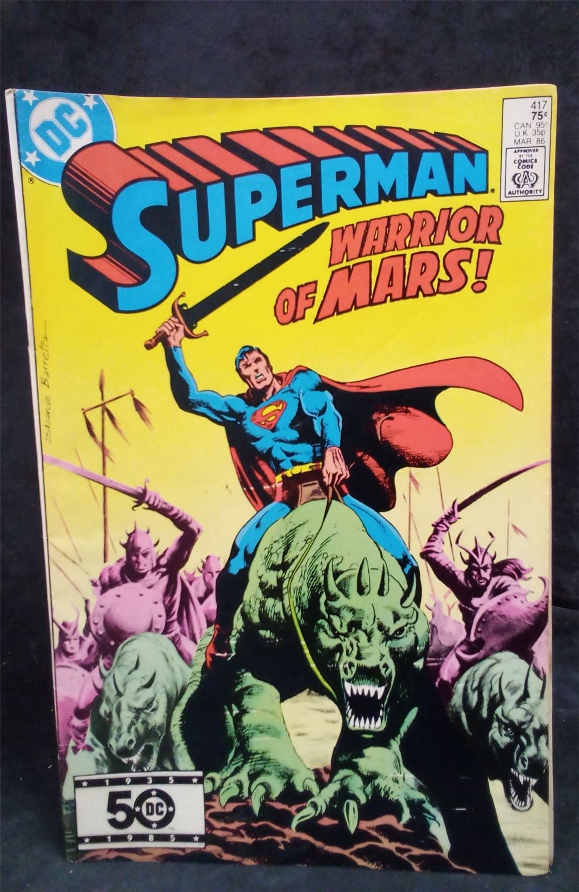 Superman #417 1986 DC Comics Comic Book
