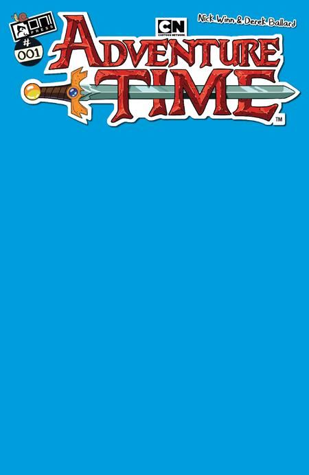ADVENTURE TIME (2025) #1 CVR F FINN BLUE SKETCH VAR  Oni Press Comic Book 2025