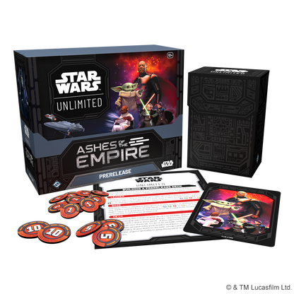 Star Wars Unlimited TCG Ashes of the Empire Prerelease Box By Fantasy Flight Games