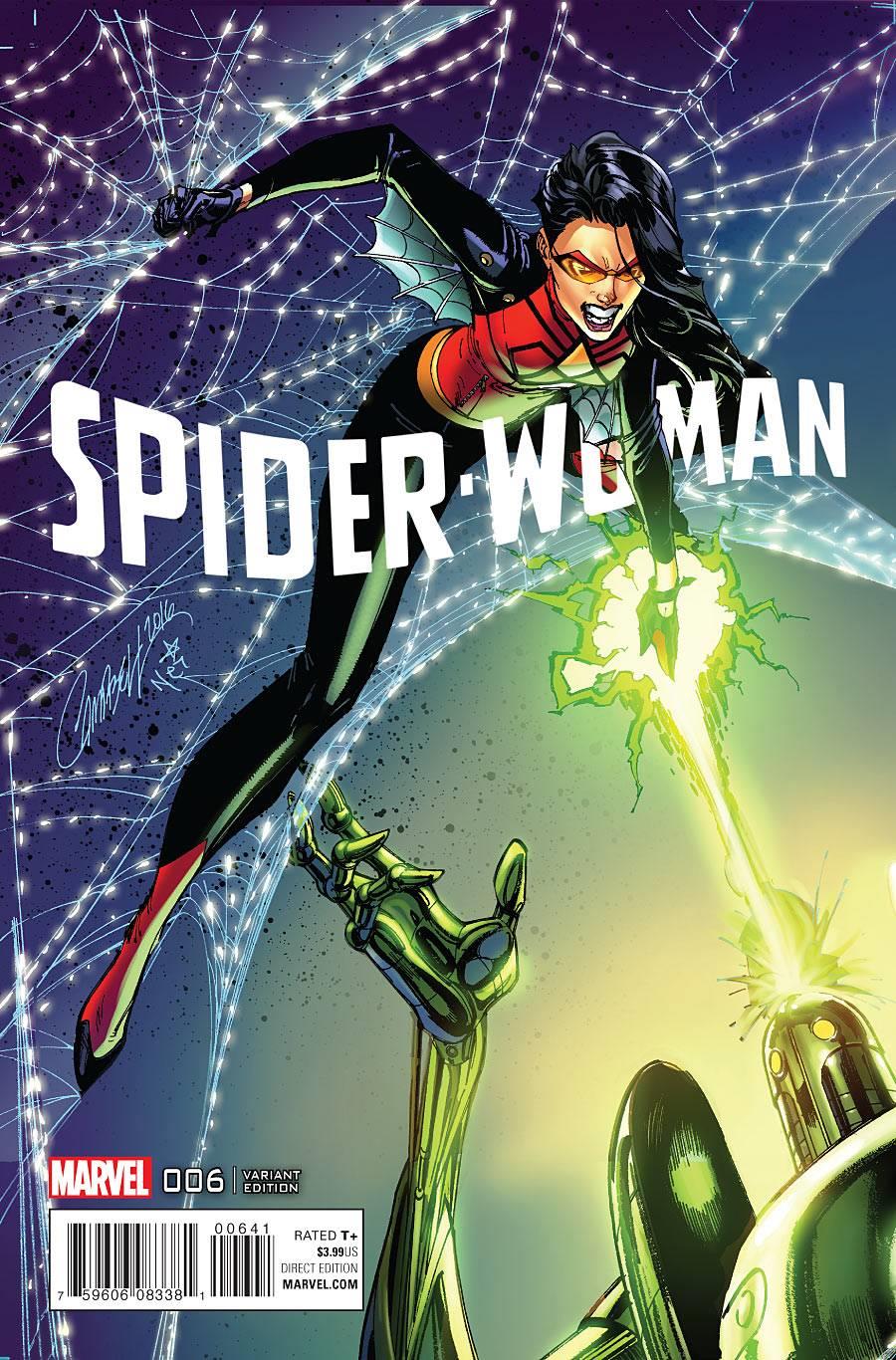 Spider-woman #6 Campbell Connect D Var (Campbell Connect D Var) Marvel Comics Comic Book