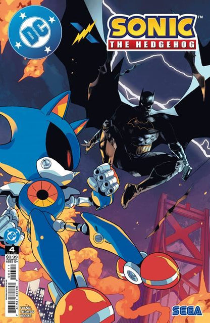 DC X SONIC THE HEDGEHOG #4 (OF 5) CVR A PABLO M COLLAR  DC Comics Comic Book 2025