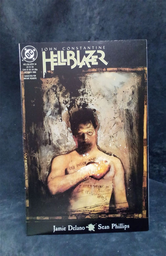 Hellblazer #34 1990 vertigo Comic Book