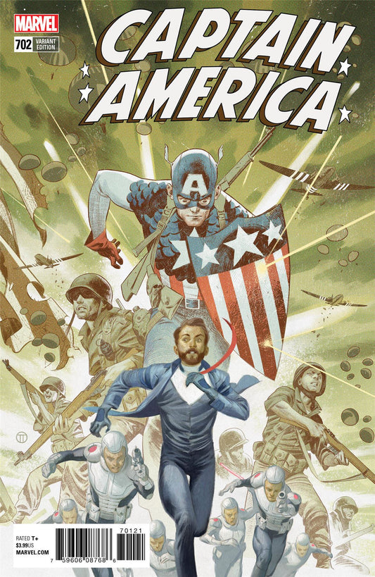 Captain America #702 (Tedesco Connecting Var) Marvel Comics Comic Book