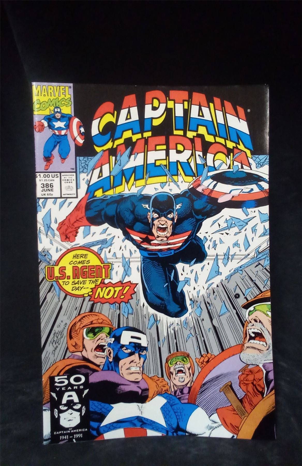 Captain America #386 1991 Marvel Comic Book