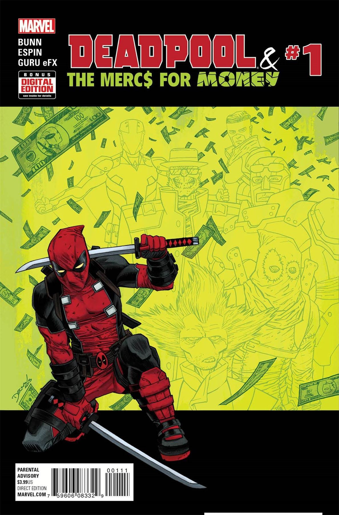 Deadpool Mercs For Money #1 Marvel Comics Comic Book