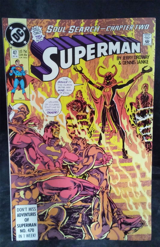 Superman #47 1990 DC Comics Comic Book