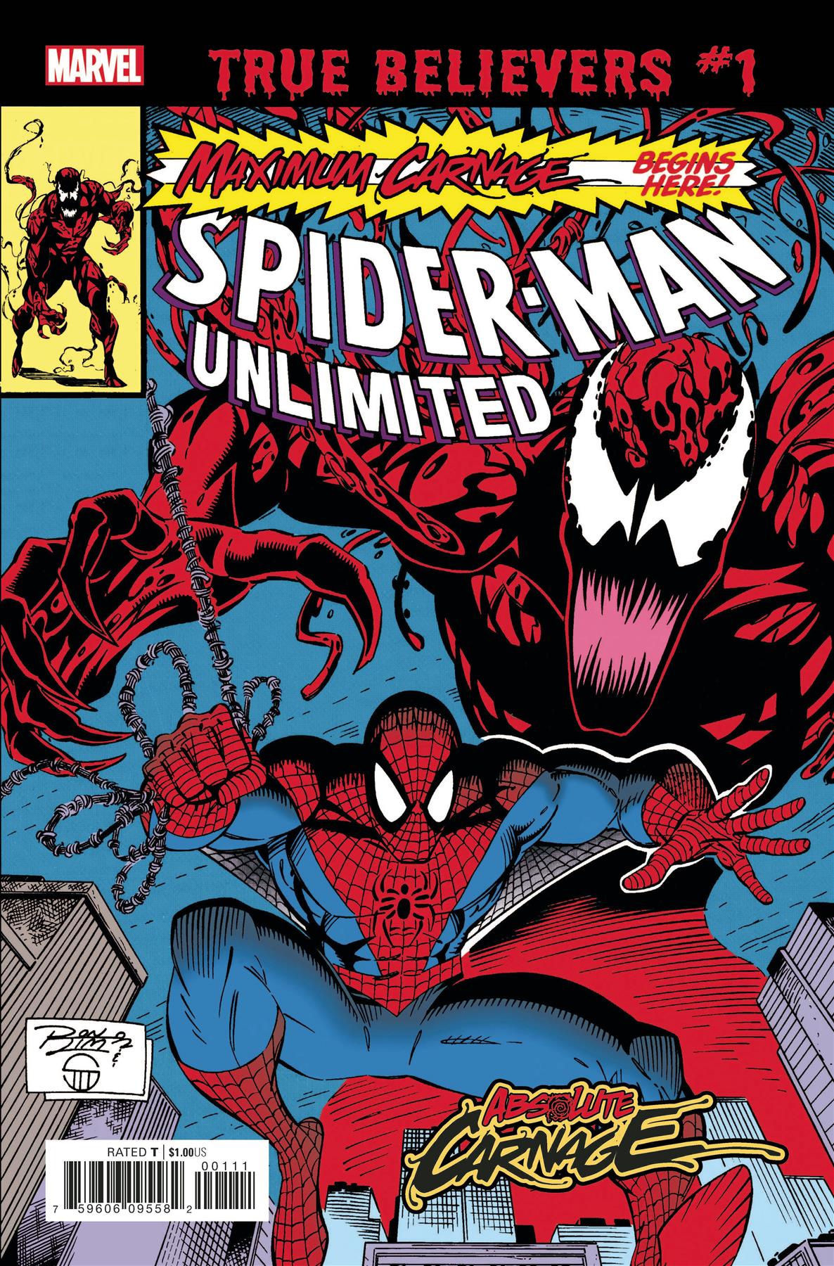 True Believers Absolute Carnage Maximum Carnage #1 () Marvel Comics Comic Book