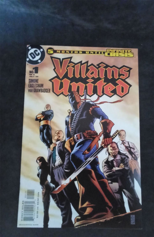 Villains United First Printing Variant 2005 dc-comics Comic Book dc-comics Comic Book