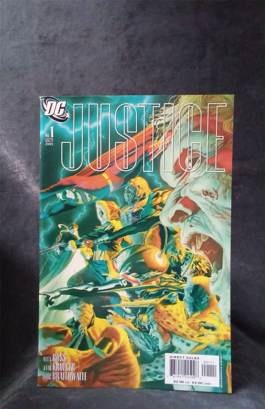 Justice #1 Variant Cover 2005 DC Comics Comic Book