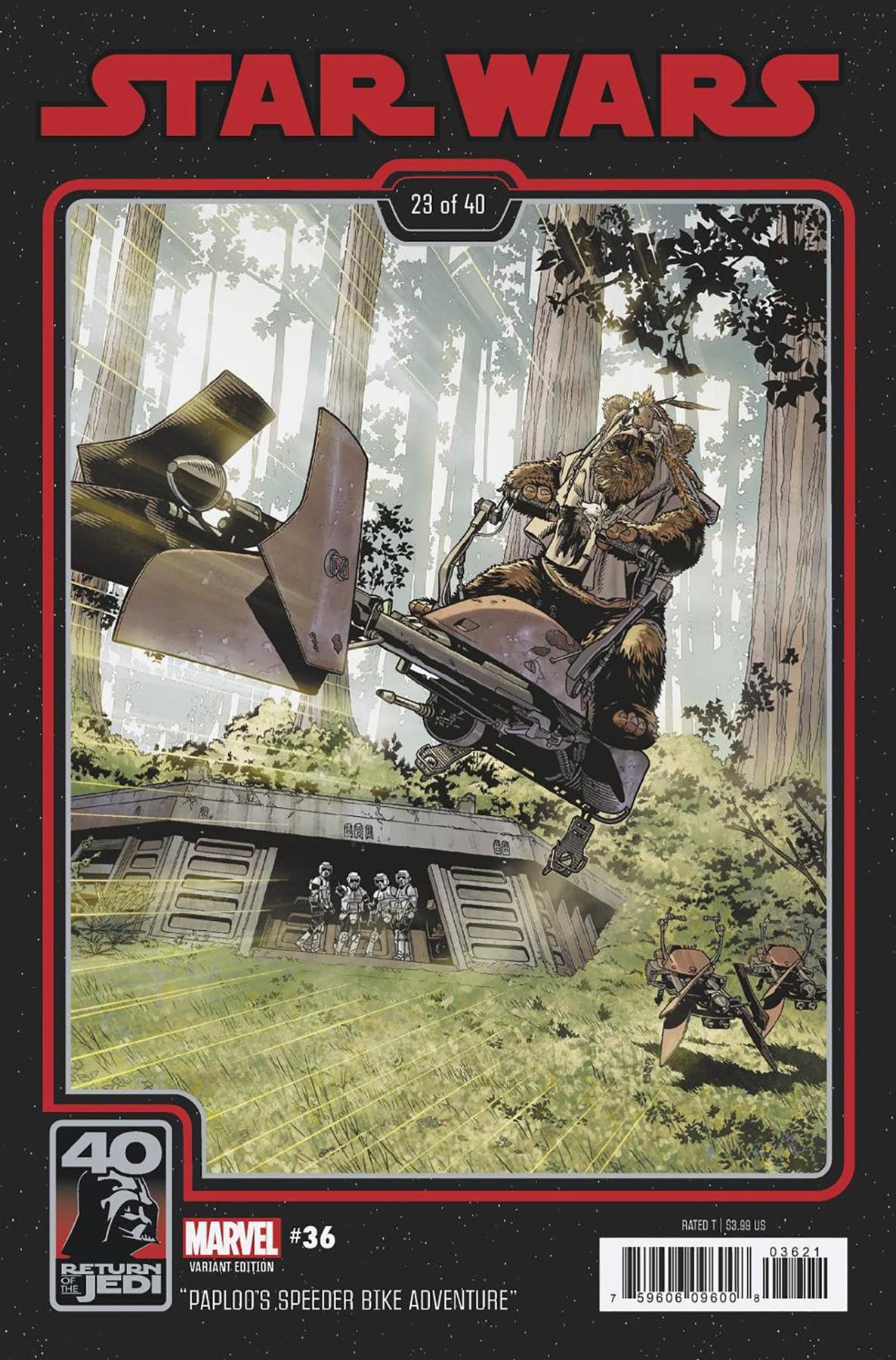 Star Wars #36 Sprouse Return Of The Jedi 40th Anniv Var (Sprouse Return Of The Jedi 40th Anniv Var) Marvel Prh Comic Book 2023