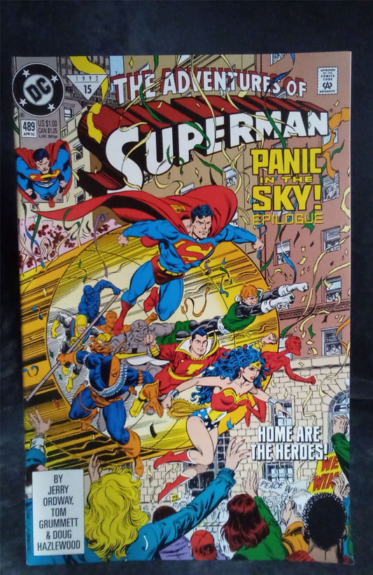 Adventures of Superman #489 1992 DC Comics Comic Book