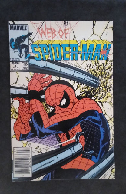 Web of Spider-Man #4 1985 marvel Comic Book marvel Comic Book