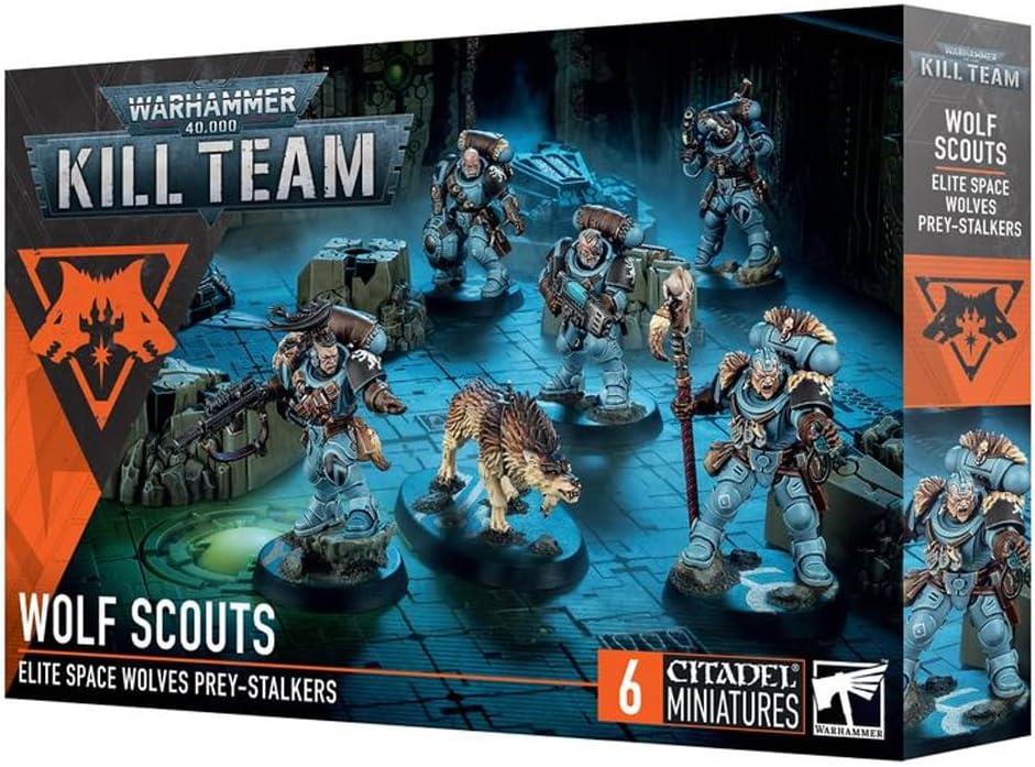 Warhammer 40k- Kill Team: Wolf Scouts Elite Space Wolves Prey-Stalkers 102-11 by Games Workshop