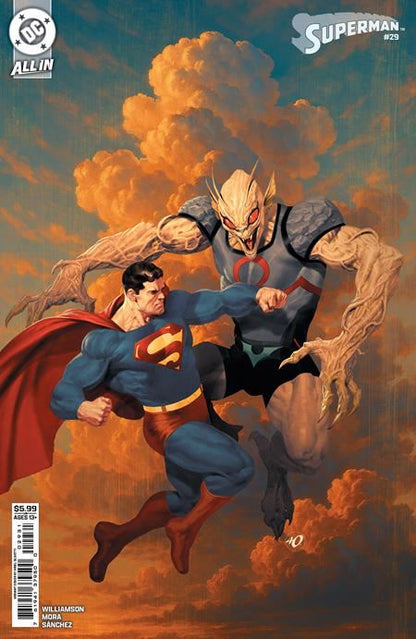 SUPERMAN #29 CVR C ARIEL OLIVETTI CARD STOCK VAR  DC Comics Comic Book 2025