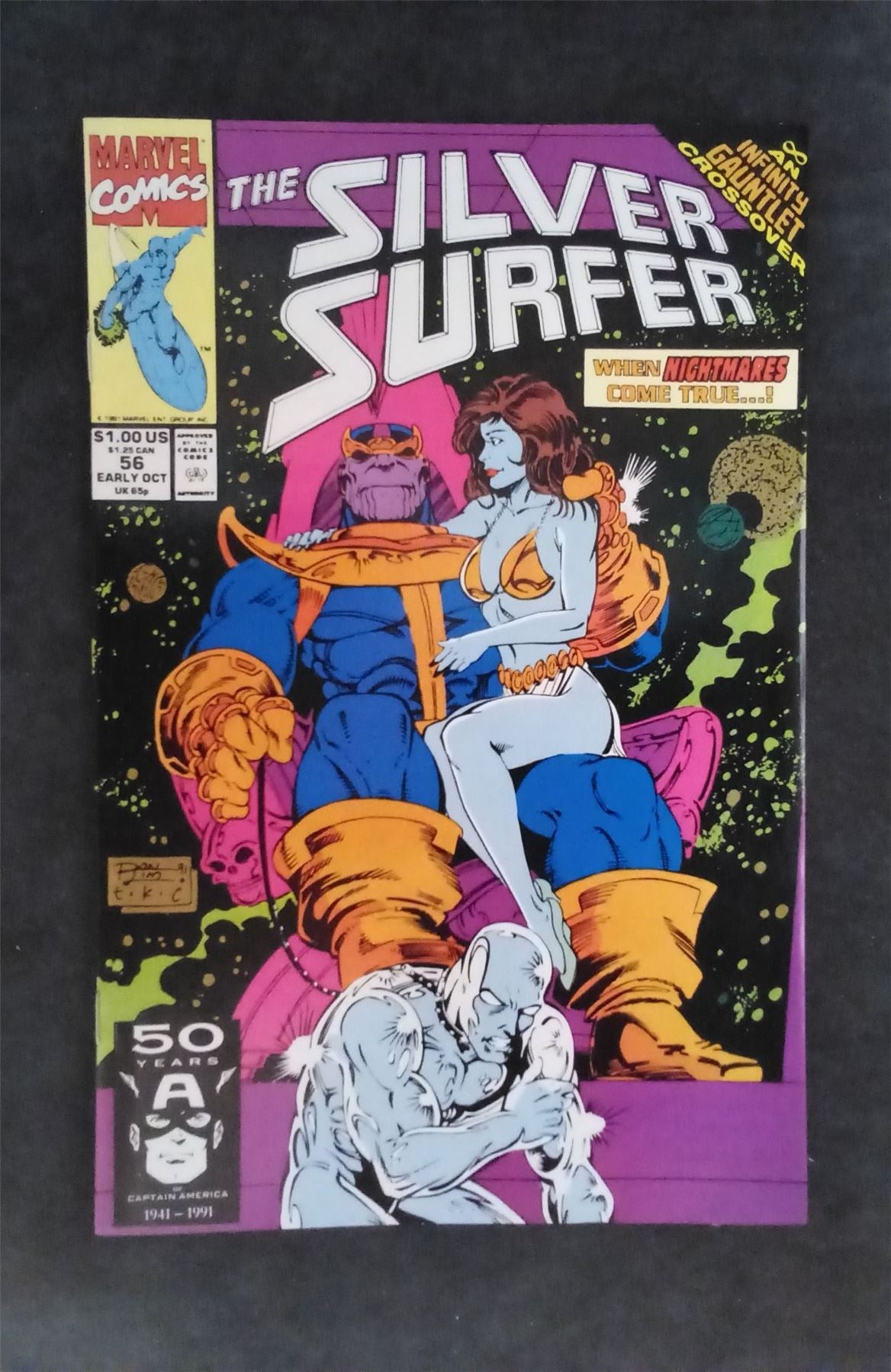 Silver Surfer #56 1991 marvel Comic Book