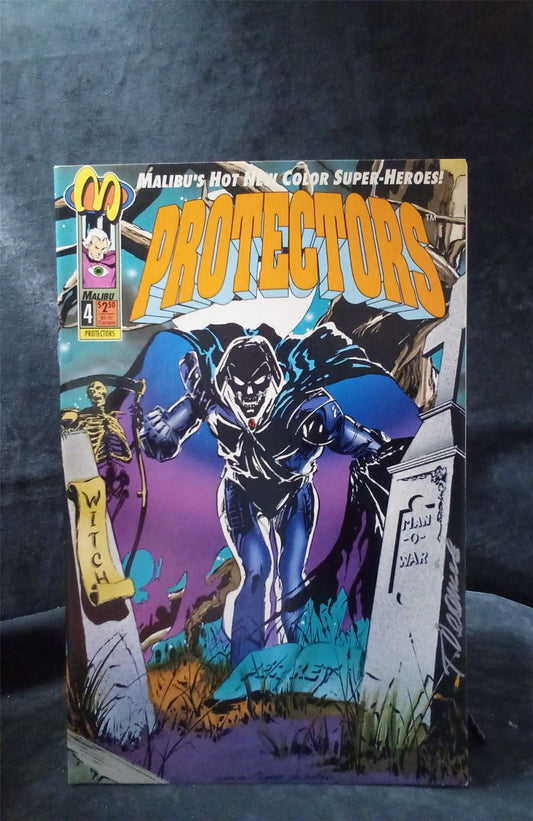 Protectors #4 Variant Cover 1992 malibu Comic Book