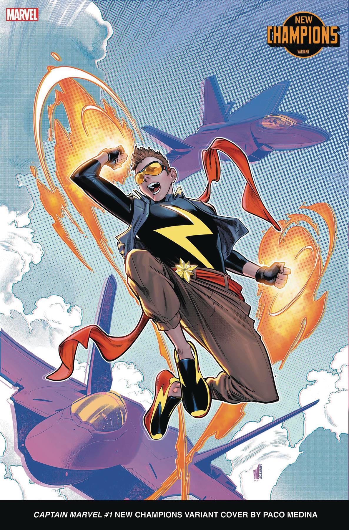 Captain Marvel #1 Paco Medina New Champions Var (Paco Medina New Champions Var) Marvel Prh Comic Book 2023
