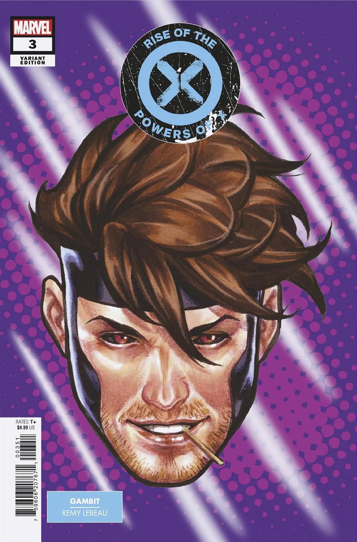Rise Of The Powers Of X #3 Mark Brooks Headshot Var (Mark Brooks Headshot Var) Marvel Prh Comic Book 2024