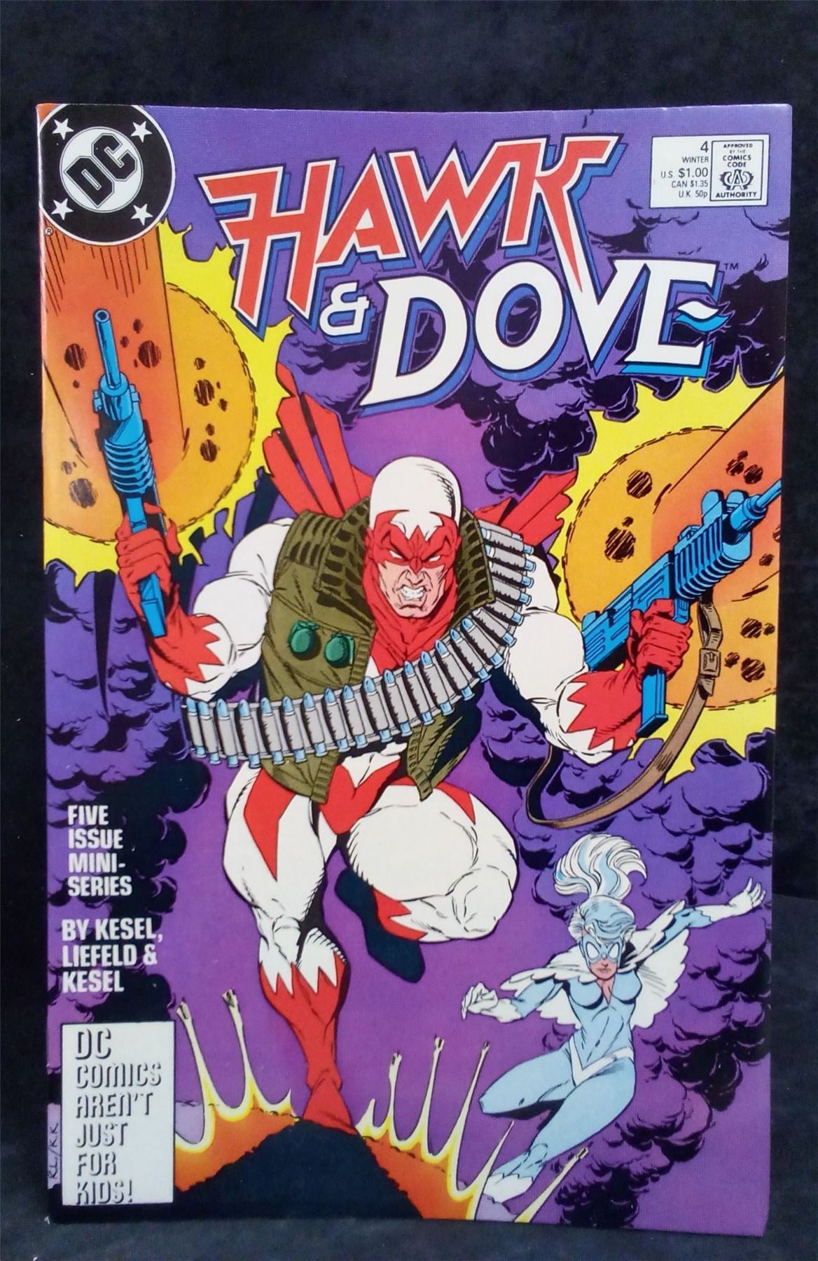 Hawk and Dove #4 Newsstand Edition 1988 DC Comics Comic Book
