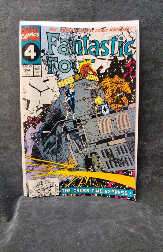 Fantastic Four #354 Direct Edition 1991 marvel Comic Book