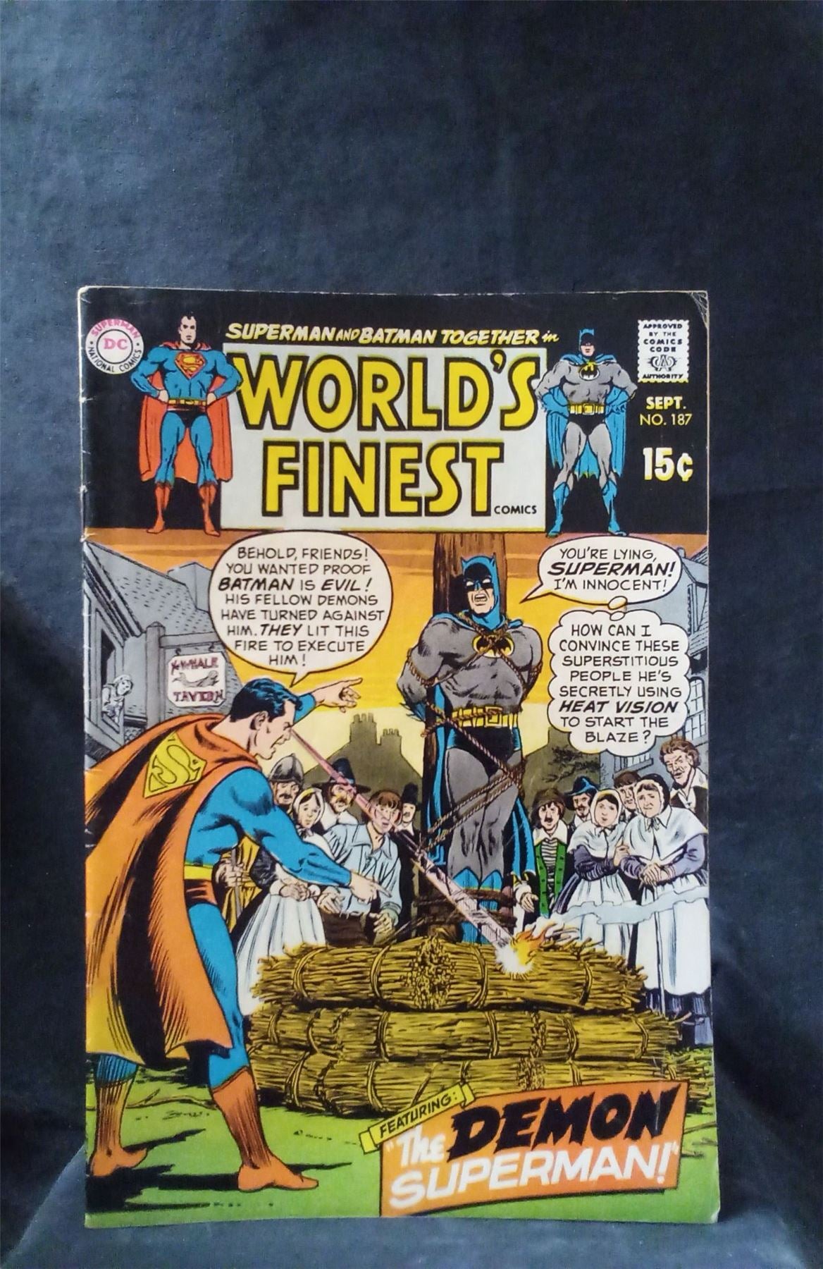 World&#039;s Finest Comics #187 1969 DC Comics Comic Book