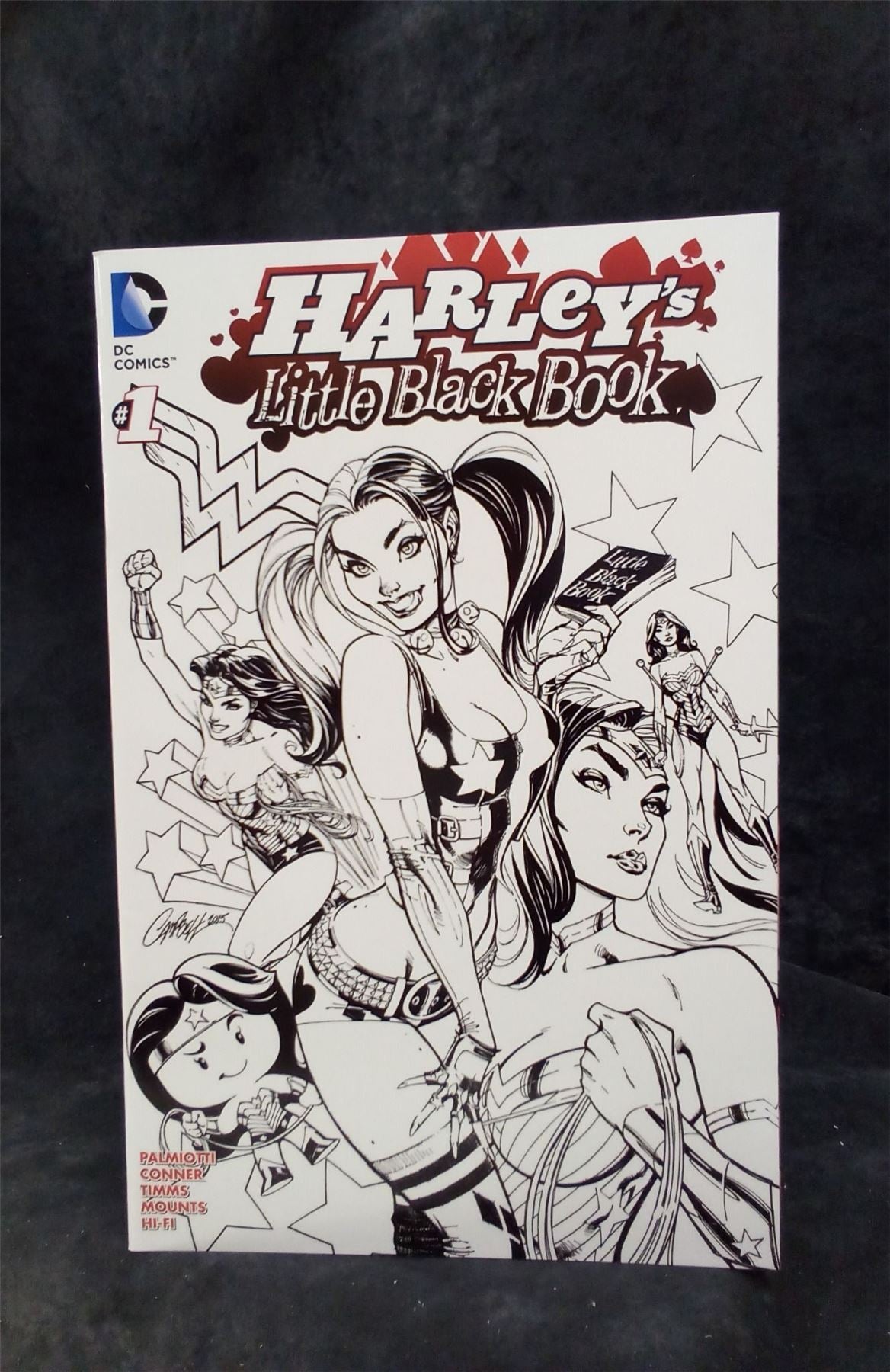 Harley's Little Black Book #1 2016 Campbell Sketch Cover DC Comics Comic Book