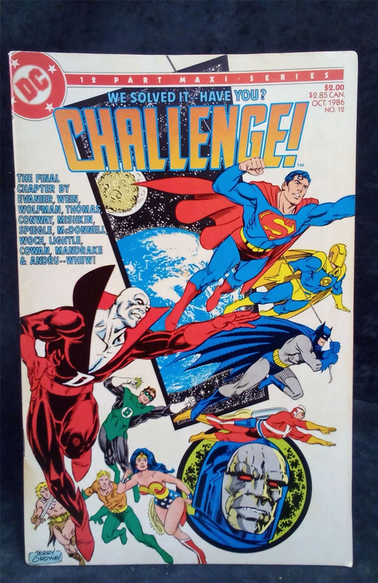 DC Challenge #12 1986 DC Comics Comic Book
