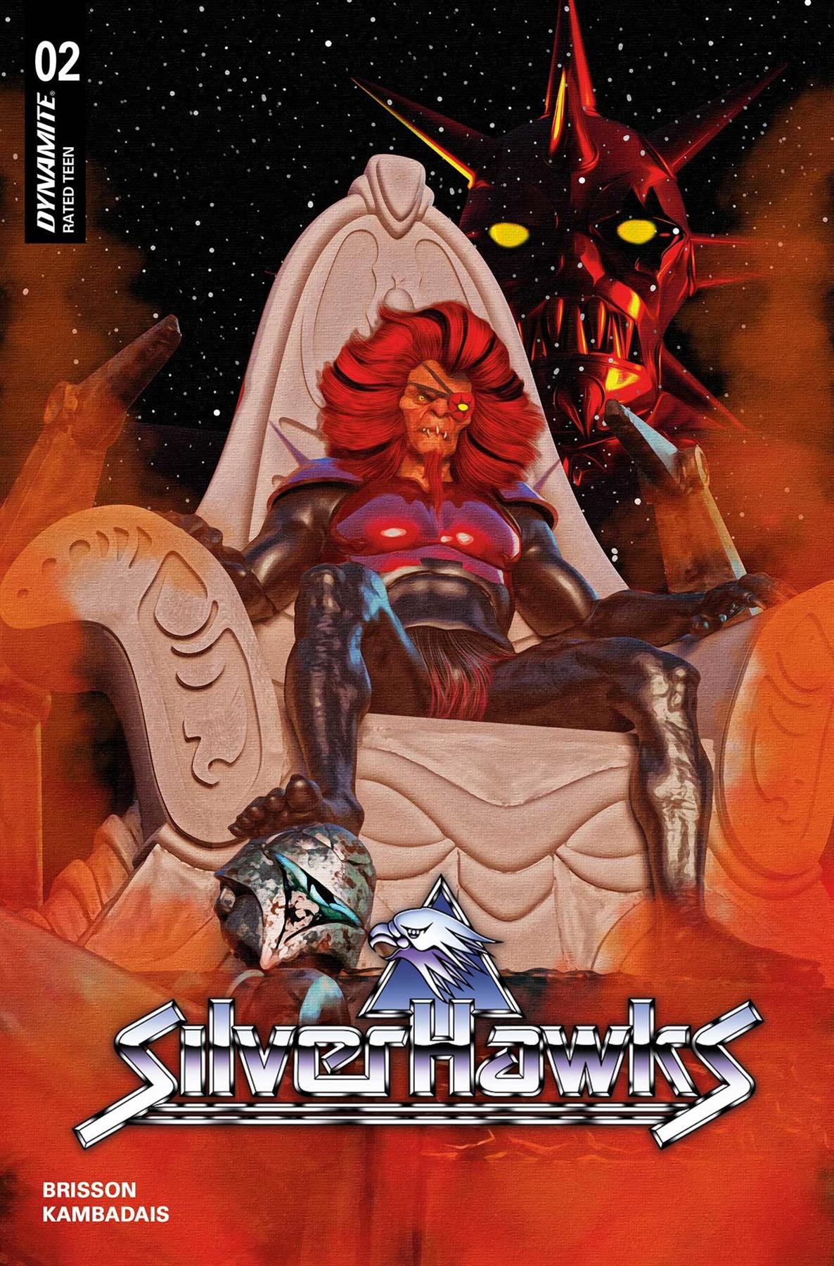 Silverhawks #2 Cvr Y Foc Spears Original Dynamite Comic Book