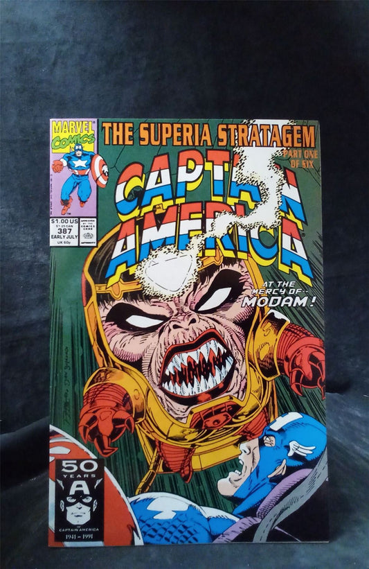 Captain America #387 1991 Marvel Comics Comic Book