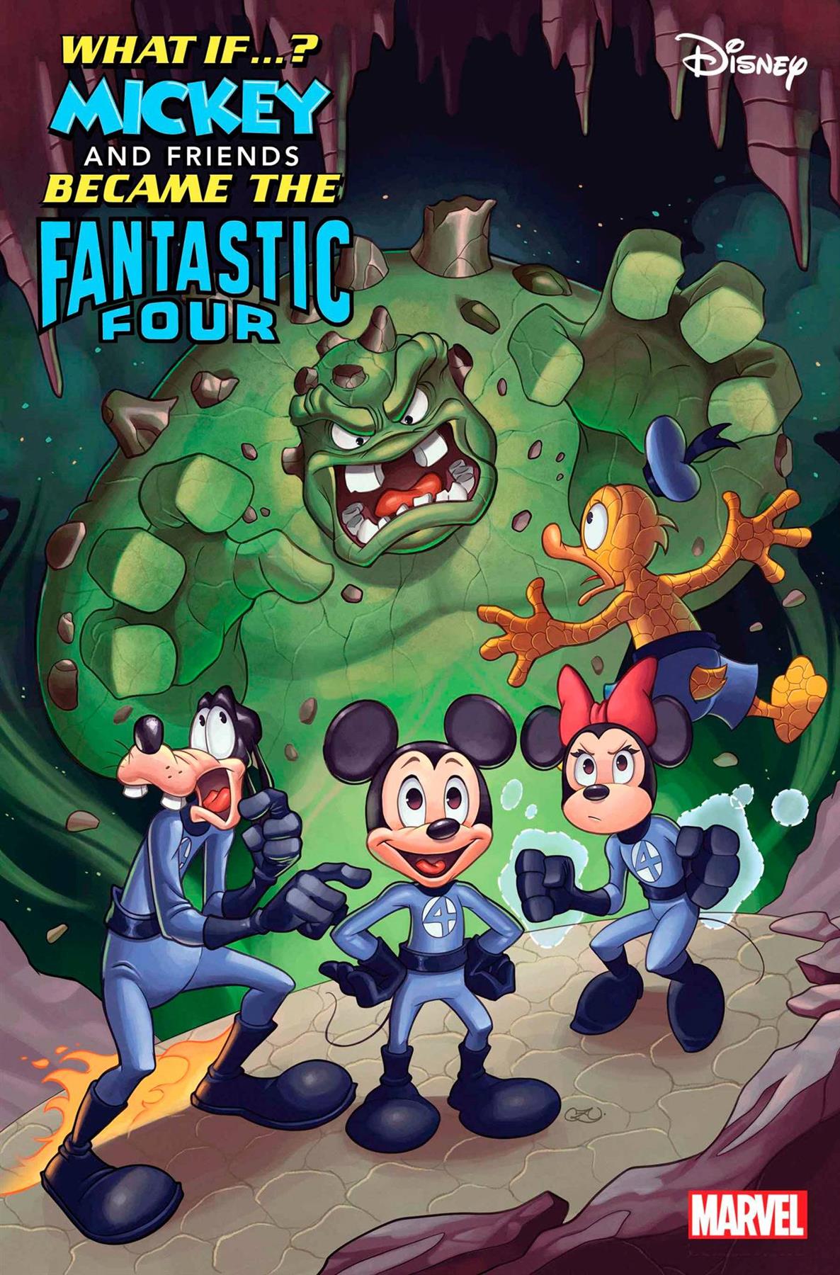 What If Mickey & Friends Became Fantastic Four #1 Zullo Var  Marvel Prh Comic Book 2025