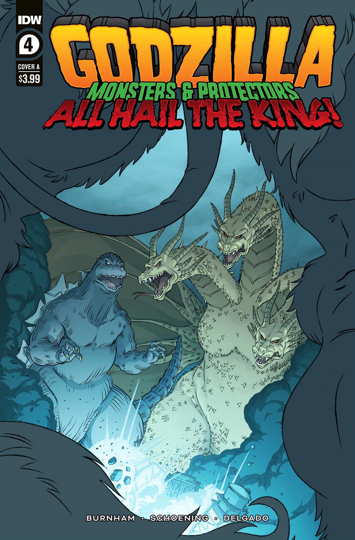 Godzilla Monsters & Protectors All Hail King #4 Cvr A (Cvr A) Idw Publishing Comic Book 2023