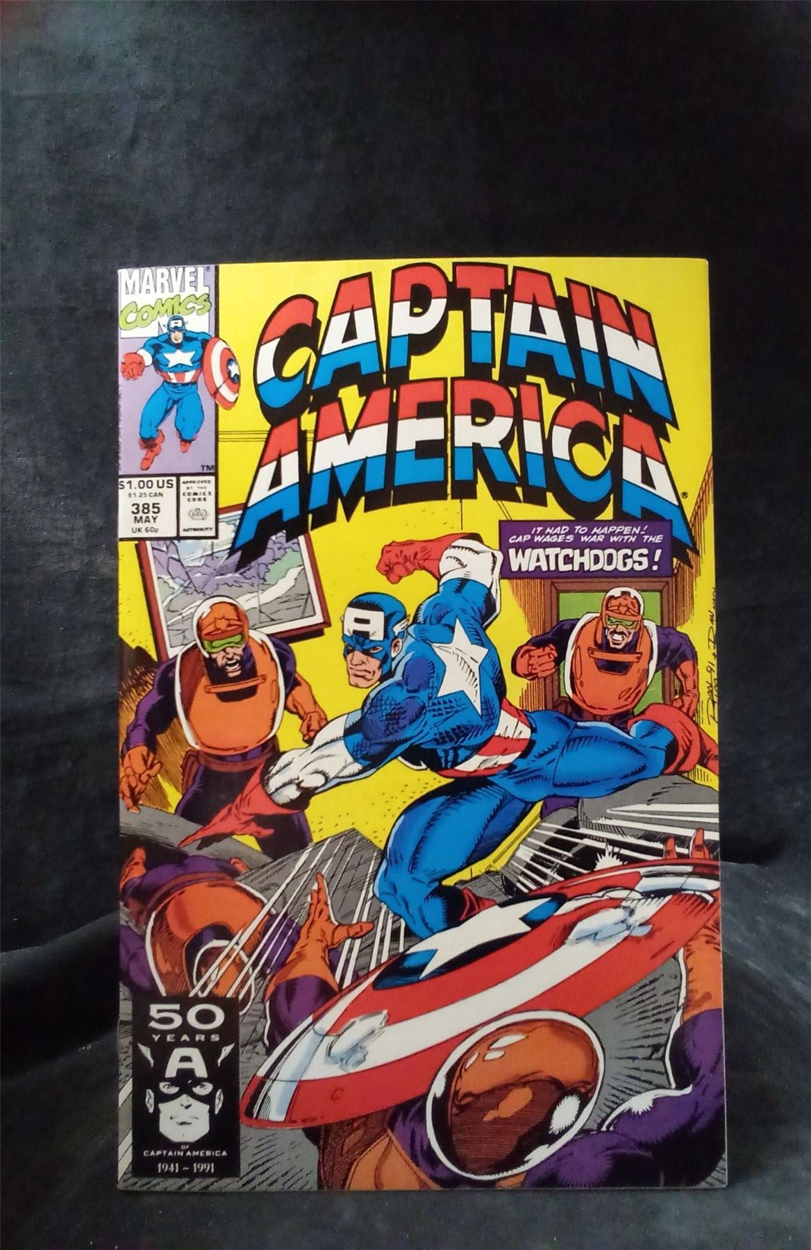 Captain America #385 1991 Marvel Comics Comic Book