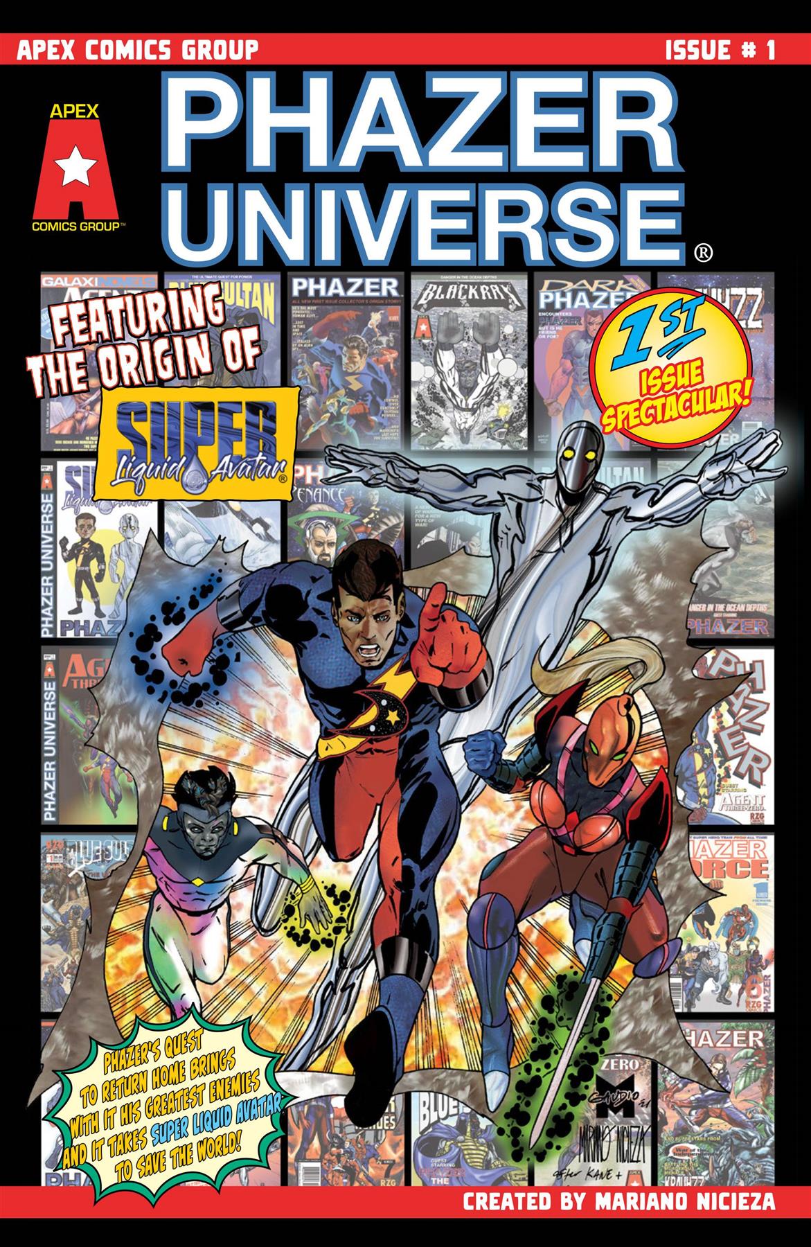 Phazer Universe #1 Cvr A Main American Mythology Productions Comic Book
