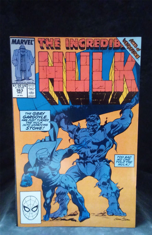 The Incredible Hulk #363 1989 Marvel Comics Comic Book