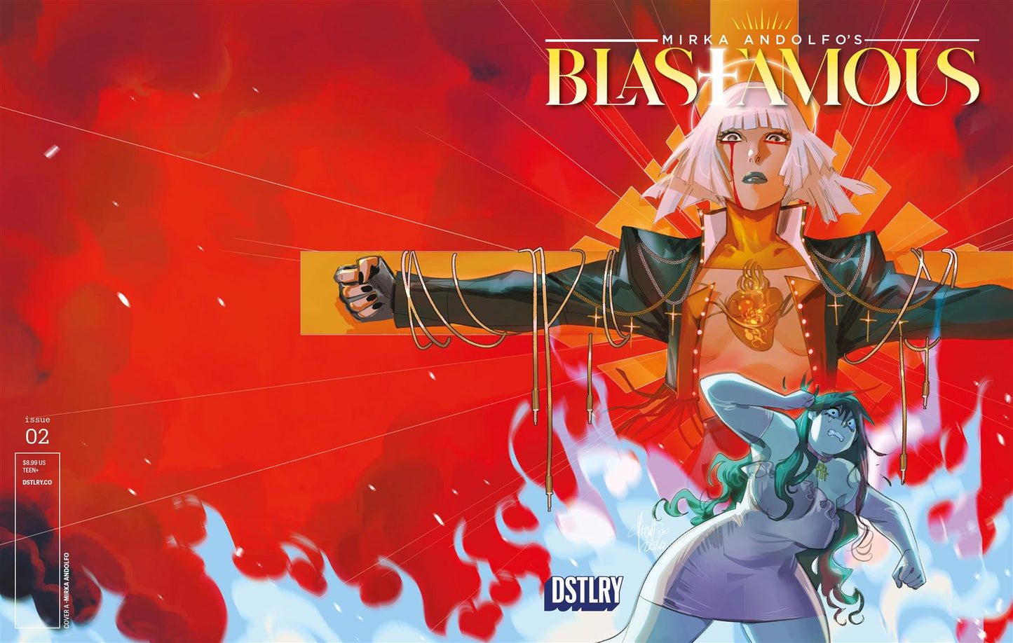 Blasfamous #2 (of 3) Cvr A Mirka Andolfo (mr) DSTLRY Comic Book