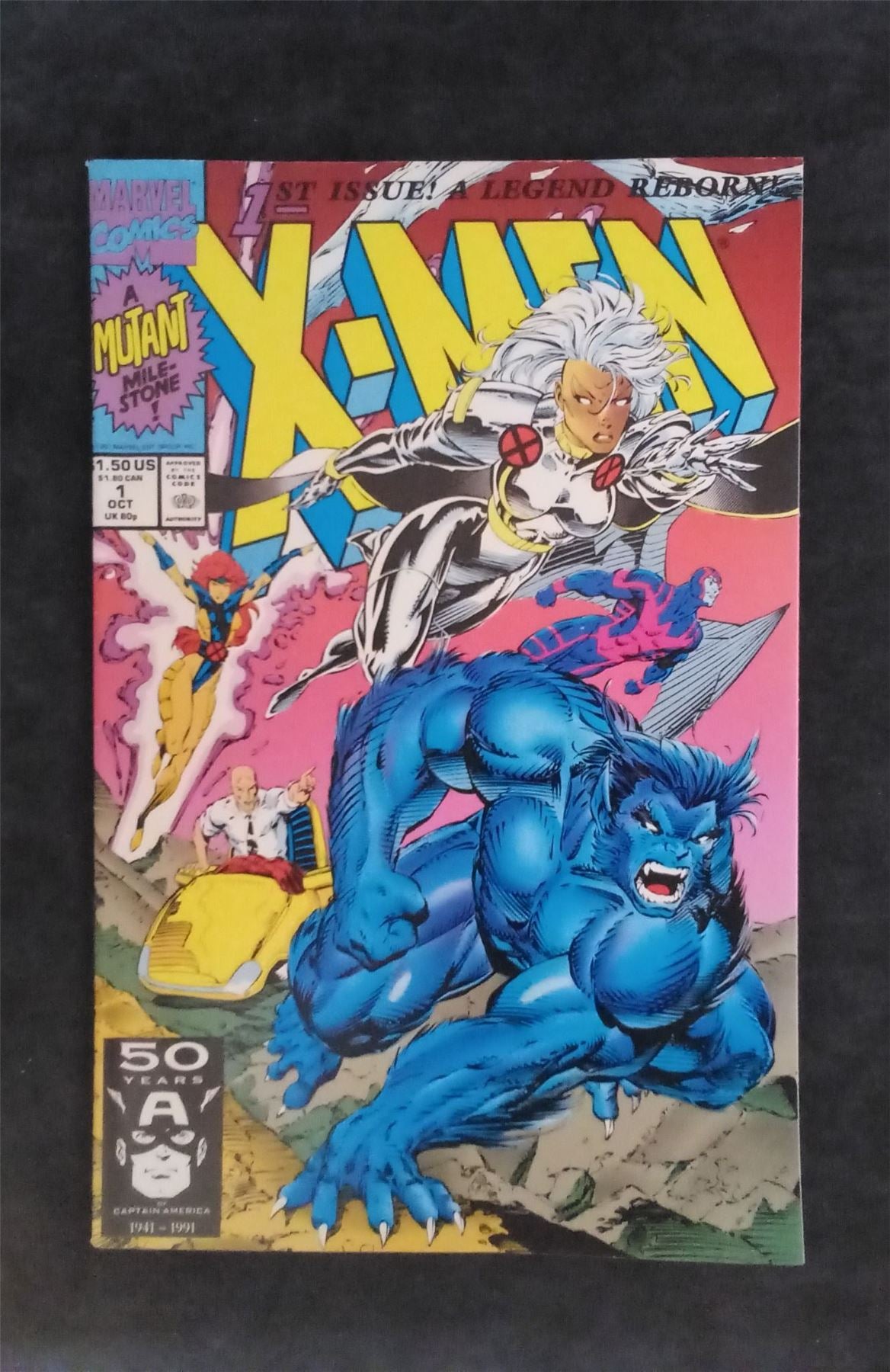 X-Men #1 Storm and Beast Cover 1991 marvel Comic Book