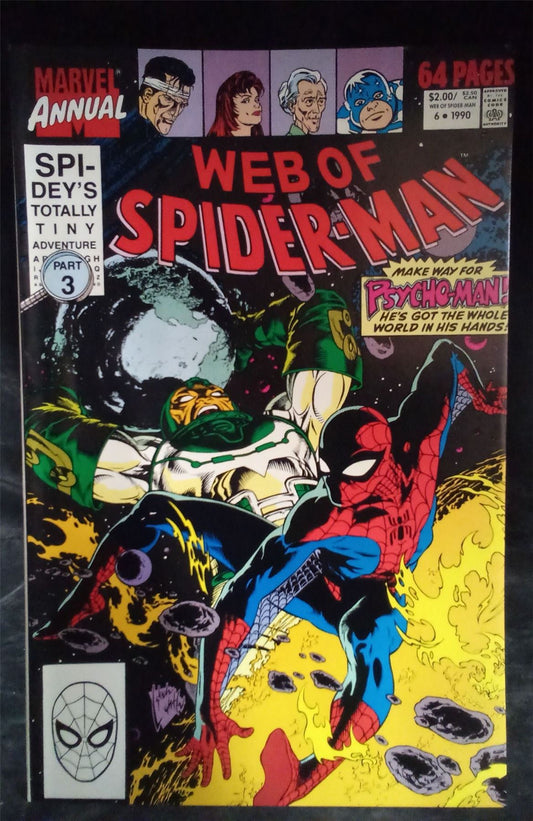 Web of Spider-Man Annual #6 1990 Marvel Comic Book