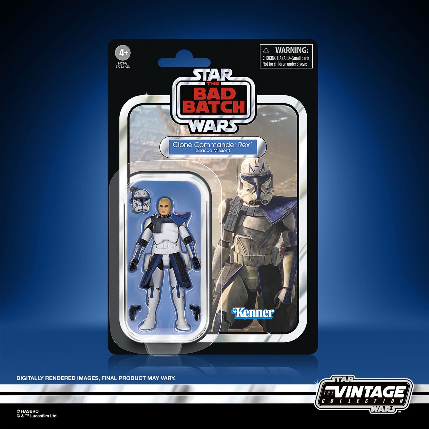 Sw Vintage 3-3/4in Bb Commander Rex Action FIgure