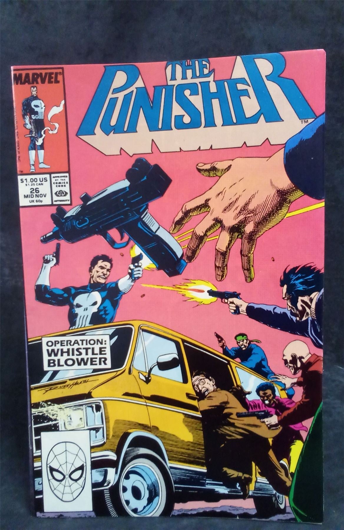 The Punisher #26 Newsstand Edition 1989 Marvel Comics Comic Book