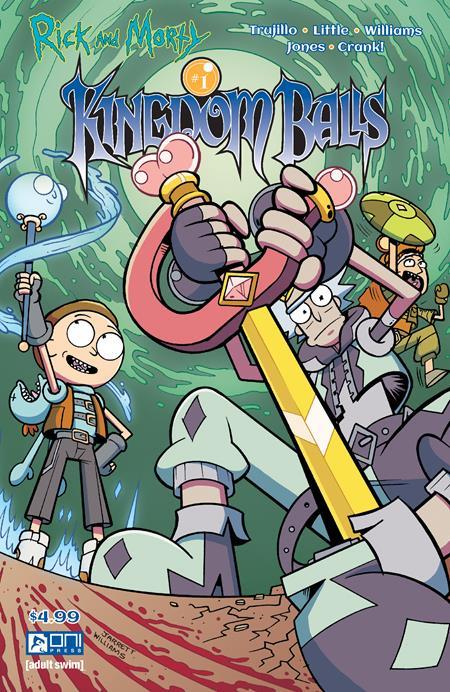 Rick And Morty Kingdom Balls #1 (of 4) Cvr A Jarrett Williams & Hank Jones (mr) Oni Press Comic Book