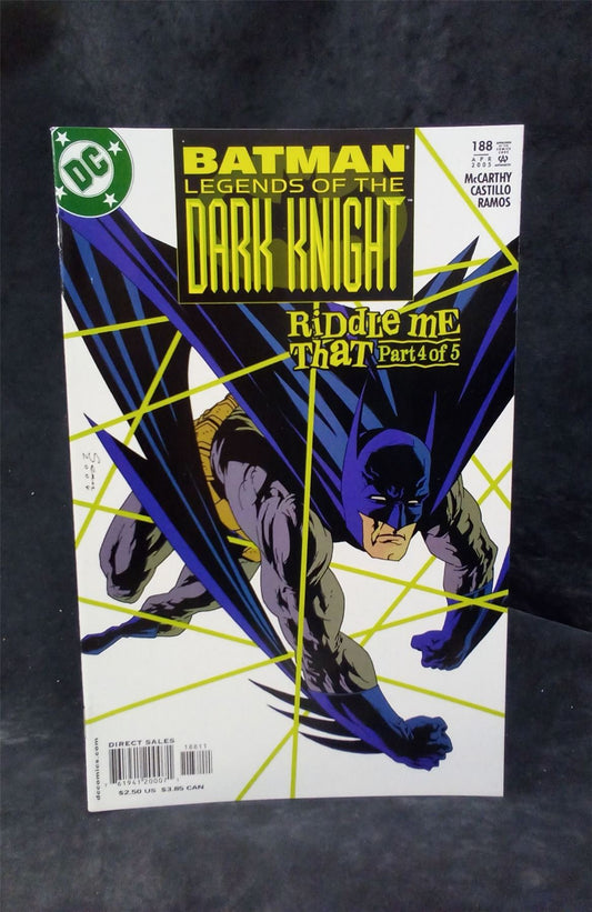 Batman: Legends of the Dark Knight #188 2005 DC Comics Comic Book
